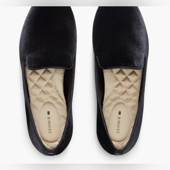 Birdies The Starling Black Velvet, Size 10 - Picture 2 of 7